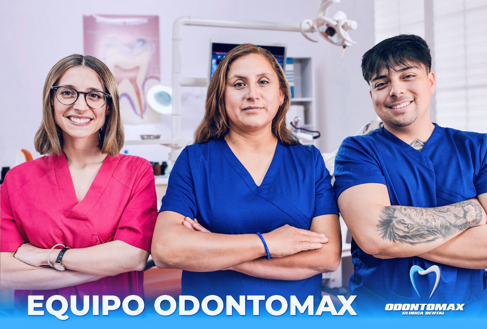Equipo médico completo del Consultorio Dental Sombra